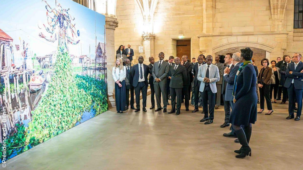 Vernissage Révélation! Art contemporain du Bénin, Conciergerie de Paris, 2024, © Présidence du Bénin